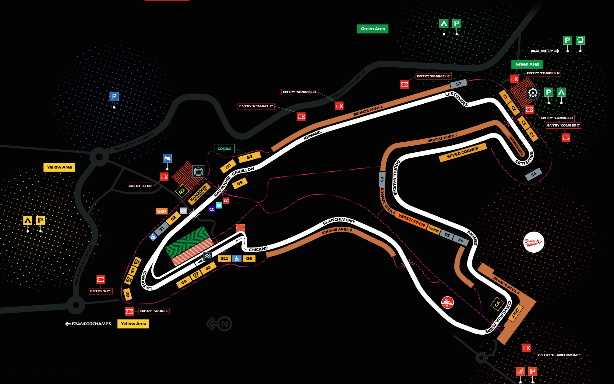 F1 Belgie - Parking 2027